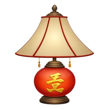 chinese lamp sticker