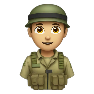 idf soldier sticker