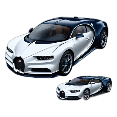 Bugatti Chiron car sticker