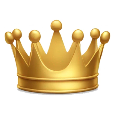 Gold crown with 1 in front (first place) sticker