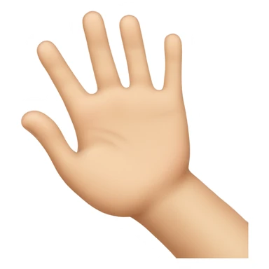 Fingertips touching  sticker