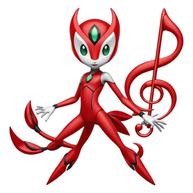 Meloetta-Scizor-Pokémon-Fakémon-creature sticker