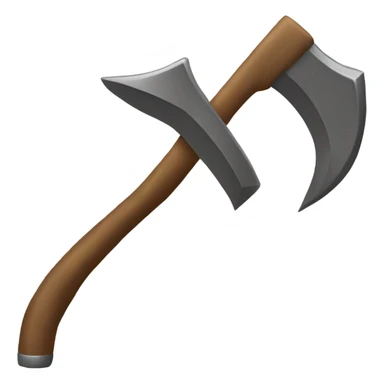 a bronze pickaxe for mining rocks sticker