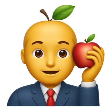 animated emoji having man apple style sticker