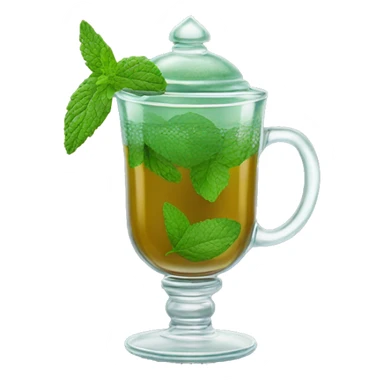 moroccan mint tea sticker