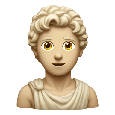 beige statue of david sticker