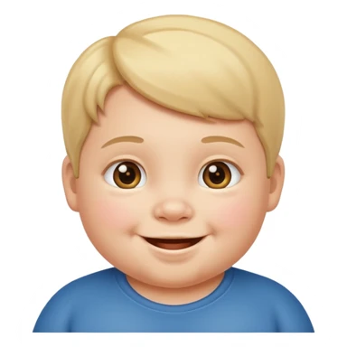 small fat child sticker