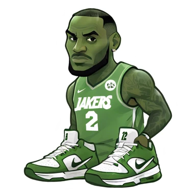 lebron james  sticker