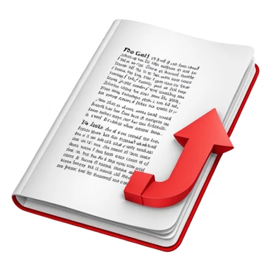 white page with folded corner and bold red PDF text sticker