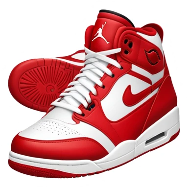 Red Jordan air sticker