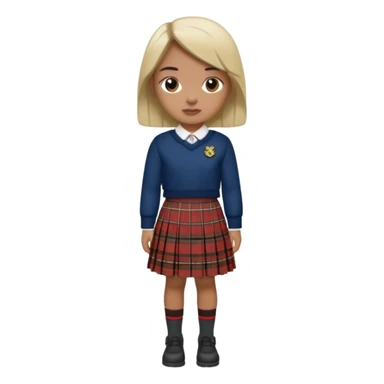  scottish skirt sticker