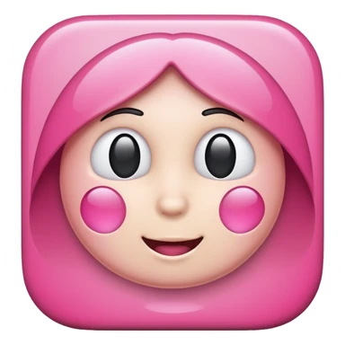 pink iphon admins icon sticker