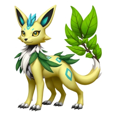  Exotic Ivy Meloetta-Zygarde-Zeraora-Renamon-Protogen-Palkia-hybrid-fusion-Fakémon-creature, full body sticker