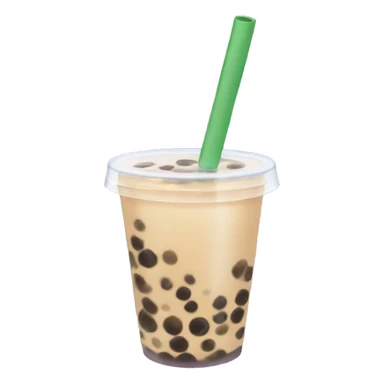 Bubble tea sticker