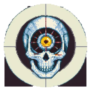 skull, eye, MRI, SCAN, egg, embryonic sticker