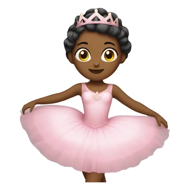 Pink ballerina princess  sticker