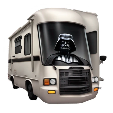 Darth Vader and Barbie’s expensive but very dusty old disturbing disgusting ghostly very haunted horror dream rv camper sticker