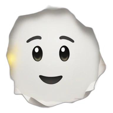 sparkles around paper sticker