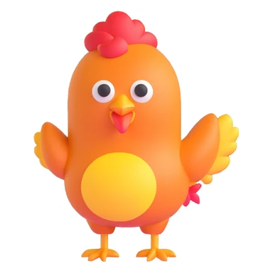 chicken nugget wearing a swimsuit sticker