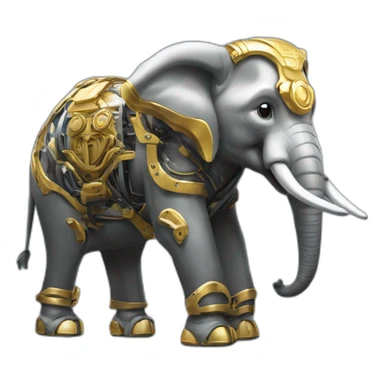 éléphant machine de l'île Nantes sticker