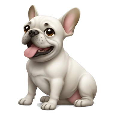 Frenchie dog sticker