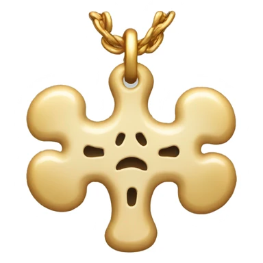 golden tag bone  sticker