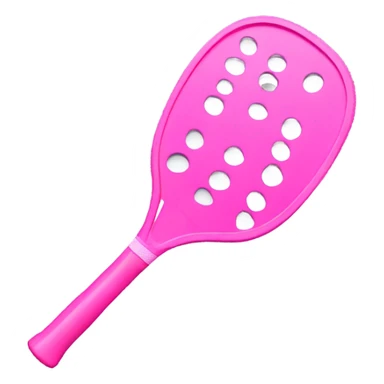 Pink Pickleball Paddle sticker
