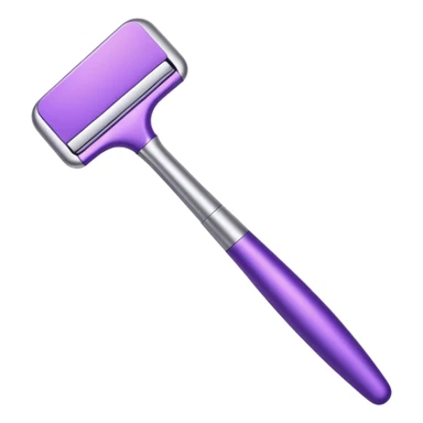 beauty tool purple sticker