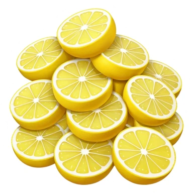 lemon and sugar pile sticker