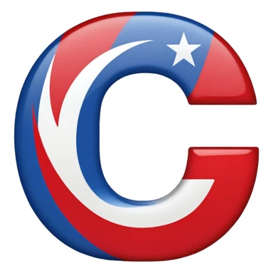 C USA LOGO  sticker