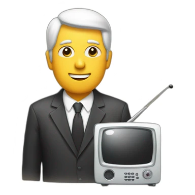 Télé et téléphone sticker