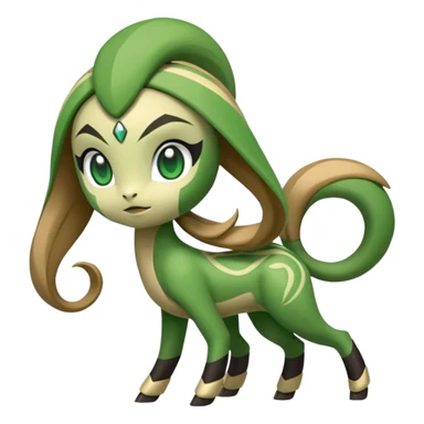 Meloetta-Virizion-Pokémon-Fakémon-creature sticker
