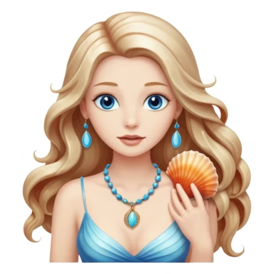 Beautiful siren sticker