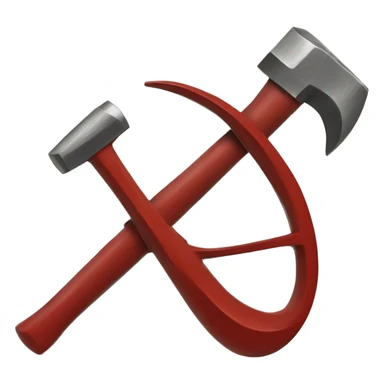hammer and sickle sticker