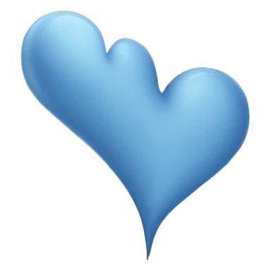 Coeur bleu  sticker