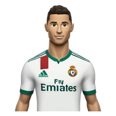 CR7 hold the WM Titel with Portugal Trikot sticker
