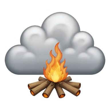 Campfire Smoke sticker