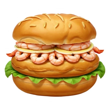 Un choux à la crevette (au lieu d’un choux à la crème) sticker