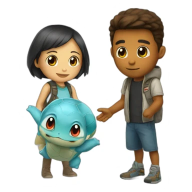 Me with a squirtle sticker