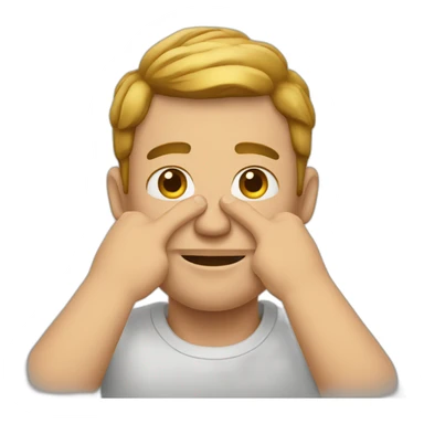 fidgeting with your fingers sticker