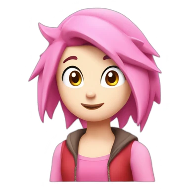 Amy Rose the hedgehog sticker