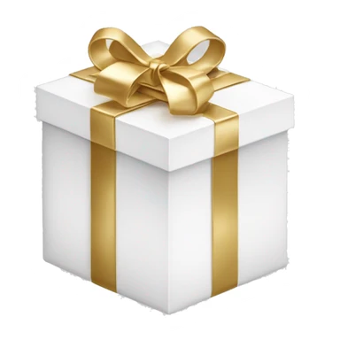 Dior white and gold gift box sticker