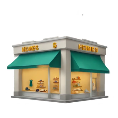 Hermes boutique sticker