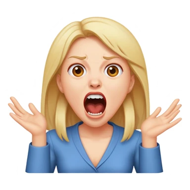 Karen screaming sticker