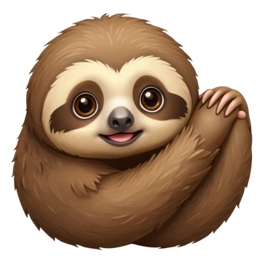 baby sloth sticker