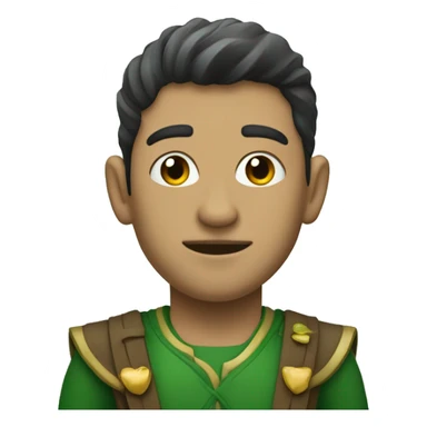 cirujano con bata verde sticker