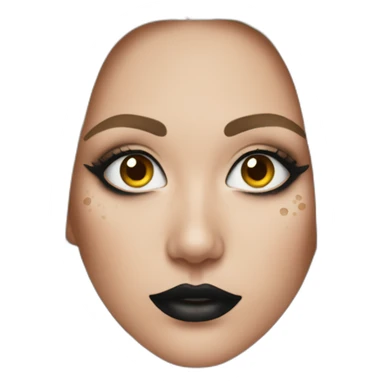 halloween make up sticker