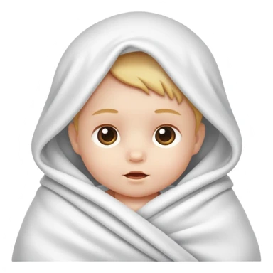 baby in a blanket sticker