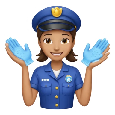 car washer woman   sticker