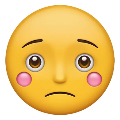 two emojis not happy stuck together no pink cheeks only two  sticker